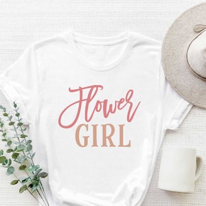 Flower Girl Shirt, Flower Girl Proposal Shirt, Wedding Shirt, Junior Bridal Party, Flower Girl Gift, Flower Girl Top Ideas