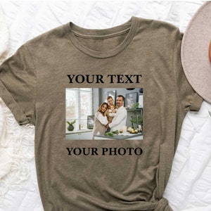 Custom Photo Shirt, Custom T-Shirt, Custom Picture Shirt, Personalized Photo Print Tee, Custom Printing T-Shirt, Photo Shirt, Picture Shirts