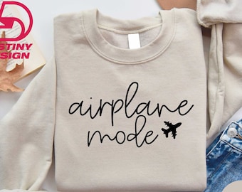 Airplane Mode Sweatshirt, Airplane Shirt, Travel Sweater, Gift for