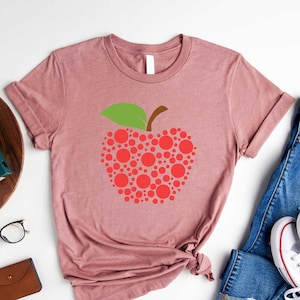 Apple Shirt, Teacher Apple Shirt, Teacher Gift, Teacher Life Shirt, Cute Teacher Shirt, Teacher Appreciation Shirt, Gift for Teacher