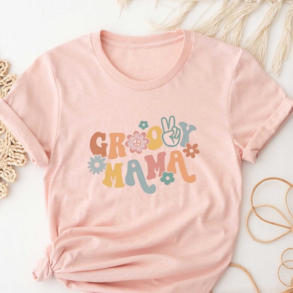 Groovy Mama Shirt, Stay Groovy Shirt, Groovy Tee, Groovy Birthday Party Outfit, Groovy  Tee, Hippie Shirt, Groovy Party, Groovy Mom