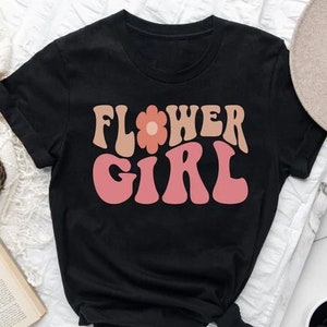 Flower Girl Shirt, Flower Girl Proposal Shirt, Wedding Shirt, Junior Bridal Party, Flower Girl Gift, Flower Girl Top Ideas