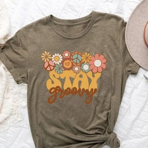 Stay Groovy Shirt, Stay Groovy Tshirt, Groovy Tee, Groovy Birthday Party Outfit, Stay Groovy  Tee, Hippie Shirt, Groovy Party