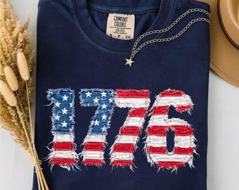 1776 Shirt, 4th of July Tee, America 250th Anniversary T-Shirt, Patriotic Shirt, Independence Day Gift, Comfort Colors T-Shirt