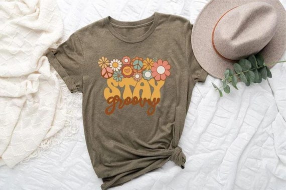 Stay Groovy Shirt, Stay Groovy Tshirt, Groovy Tee, Groovy Birthday Party Outfit, Stay Groovy  Tee, Hippie Shirt, Groovy Party