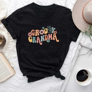 Groovy Grandma Shirt, Stay Groovy Shirt, Groovy Tee, Groovy Birthday Party Outfit, Groovy Tee, Hippie Shirt, Groovy Party, Groovy image 2
