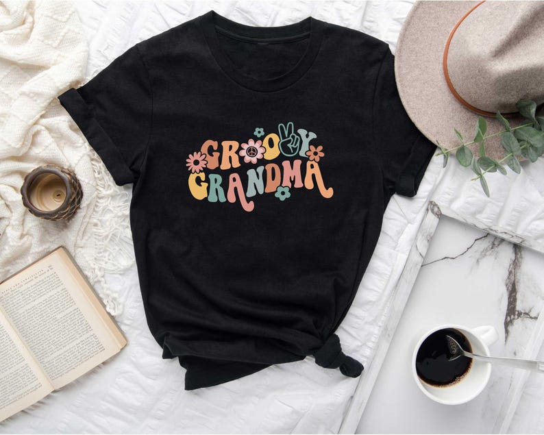 Groovy Grandma Shirt, Stay Groovy Shirt, Groovy Tee, Groovy Birthday Party Outfit, Groovy Tee, Hippie Shirt, Groovy Party, Groovy image 2