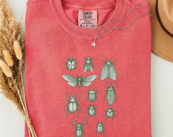 Bugs Shirt, Entomology Tee, Bug Lover Gift, Easily Distracted By Bugs T-Shirt, Insect Shirt, Comfort Colors T-Shirt