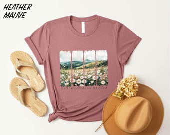 Let Kindness Bloom Shirt, Inspiration Women Tee, Floral Kindness Sweatshirt, Good Vibes Sweatshirt, Mental Health T-Shirt