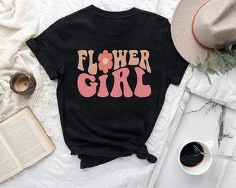 Flower Girl Shirt, Flower Girl Proposal Shirt, Wedding Shirt, Junior Bridal Party, Flower Girl Gift, Flower Girl Top Ideas