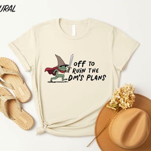 Off to Ruin the DM's Plans Shirt, Funny DnD Sweatshirt, Fantasy Gift, Funny Frog Sweater, Dungeons and Dragons Sweatshirt
