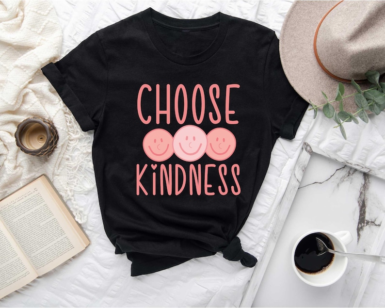 Choose Kindness Shirt, Be Kind Mental Health Shirt Women, Be Kind Anxiety Shirt, Mindfulness Shirt, Mental Awareness Depression Shirt image 2
