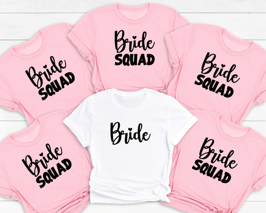 Bride Squad Shirts, Bride Shirt, Bachelorette Party Shirts, Bridesmaid