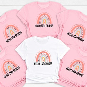 Back To School Shirt, Hello First Grade  Shirt, Second Grade Shirt, First Grade Teacher Shirt,Hello 1st Grade Shirt