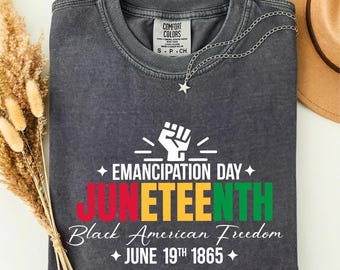 Juneteenth 1865 Shirt, African American Pride Tee, Black History Month Shirt, Freedom Day Shirt, Comfort Colors T-Shirt