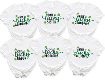 One Lucky Family Matching Shirt, Family St Patrick's Day Shirt, Lucky Shirt, Shamrock Shirt, Family Matching Shirt, St Patrick's Day Shirt