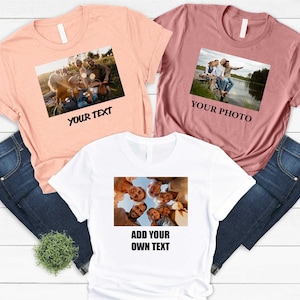 Photo Shirt, Custom Shirt With Photo, Custom Photo Shirt, Custom T-Shirt Graphic, Picture Shirt, Custom Logo Shirt, T-shirt Photo, Photo Tee