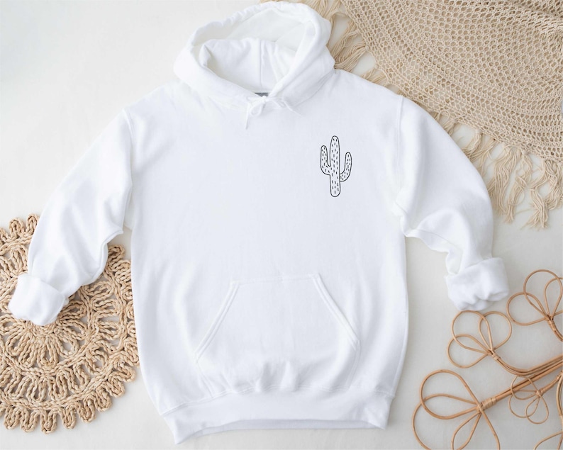 Sweat cactus, sweat à capuche Desert, sweat à capuche bohème, plantes de cactus, sweat à capuche Arizona, sweat femme, sweat cactus boho, sweat à capuche aventure image 5