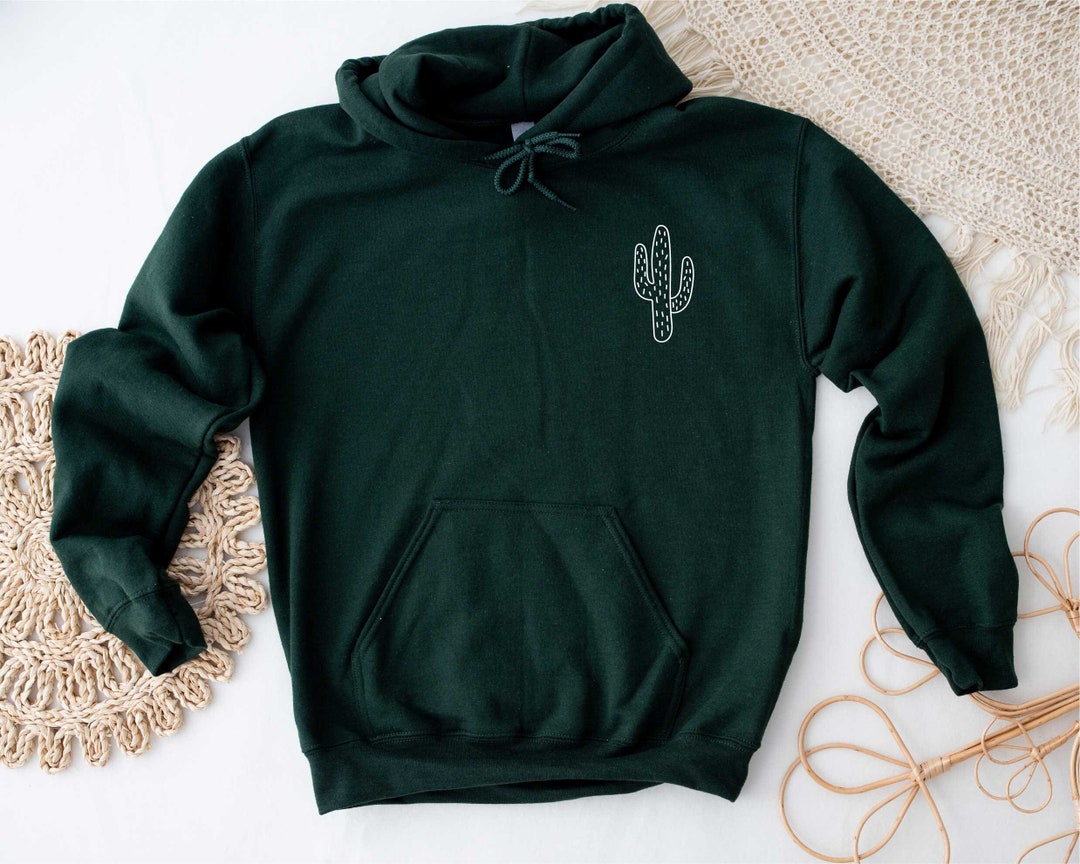 Cactus Sweatshirt, Desert Hoodie, Boho Hoodie, Cactus Plants, Arizona ...