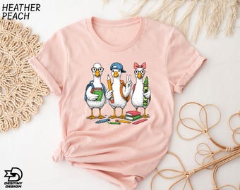 Just A School Goose Shirt, Funny Goose T-Shirt, Back to School Sweater, Cute Goose Sweatshirt, Goose Lover Tee, Funny School Shirt