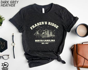 Fraser's Ridge North Carolina Shirt, Outlander Tee, Carolina Bookish Sweater, Fraser Outlander Sweatshirt, Nostalgic Fashion T-Shirt