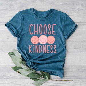Choose Kindness Shirt, Be Kind Mental Health Shirt Women, Be Kind Anxiety Shirt, Mindfulness Shirt, Mental Awareness Depression Shirt image 3