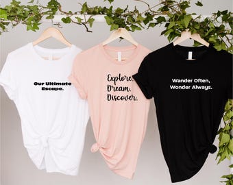 Custom Text Shirt, Personalized Custom Shirt, Custom T-Shirt, Matching Custom Shirts, Customize Your Own Shirt, Custom Made Shirt