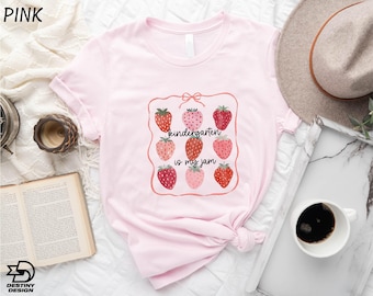 Kindergarten Teacher Shirt, Kindergarten Is My Jam T-Shirt, Kinder Squad Sweater, Back To School Tee, Personalization Teacher Gift