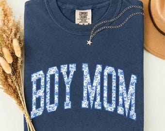Boy Mom Shirt, Mother's Day Gift, Mom Life Tee, Mama Shirt, Gift for Mom, Boy Mama Tee, Mommy Shirt, Comfort Colors T-Shirt