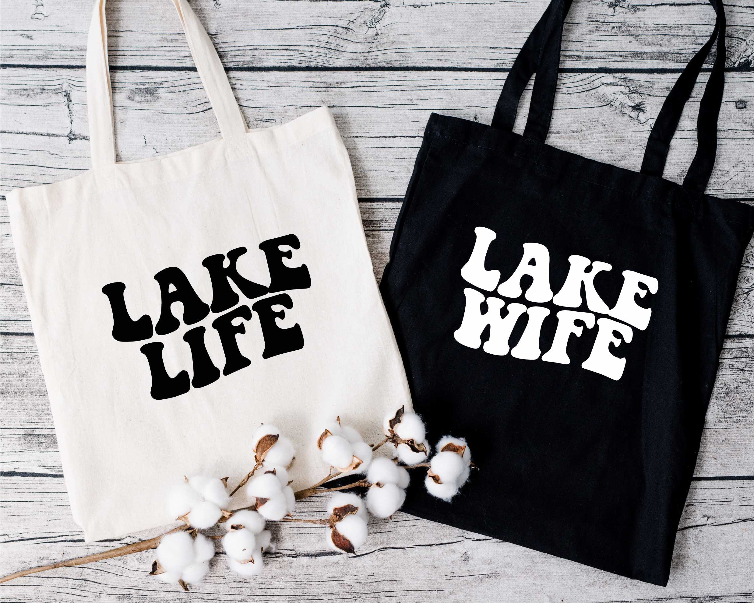 Lake Life Tote Bag Lake Life Beach Bag Lake Wife Tote Bag