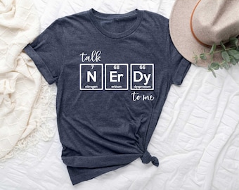 Talk Nerdy To Me Shirt, Reading Shirt, Book Lover Shirt, Librarian Shirts, Teacher Book Tee, Book Lover Gift, Reading Tee, Book Shirt