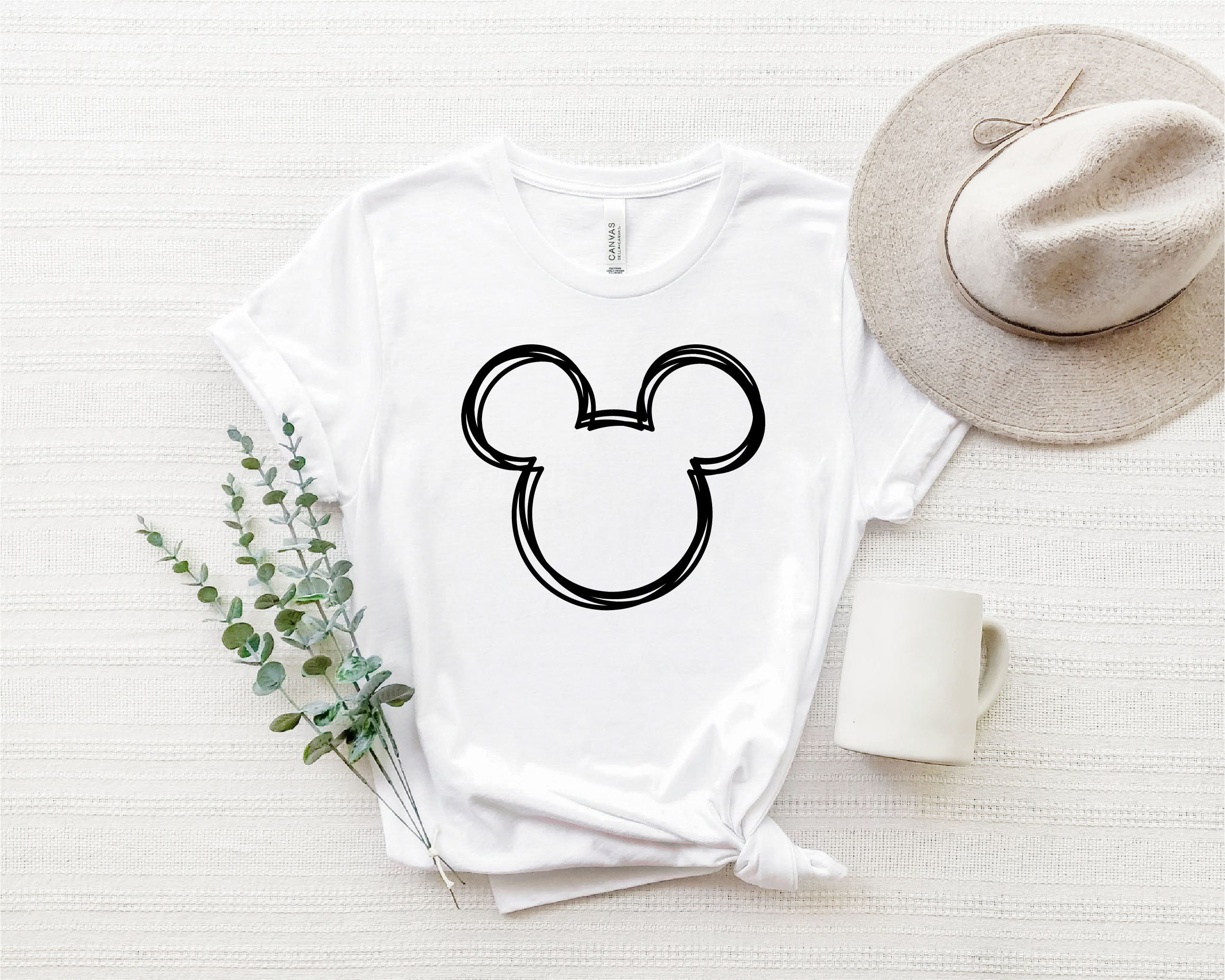 Discover Mickey Sketch Shirt, Simple Disney Shirt, Mickey Outline Shirts, Disney Vacation Shirt