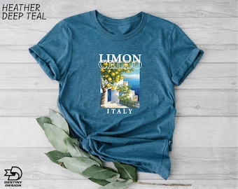 Limoncello Desert Shirt, Lemon Tree Shirt, Amalfi Coast, Italy Lover Vacation Trip T-Shirt, Preppy Shirt, Cocktail T Shirt, Gift for Her