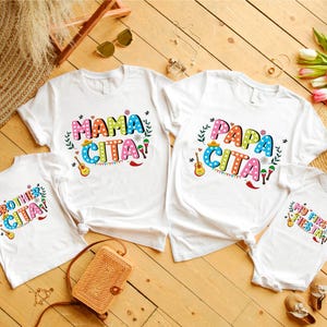 Cinco de Mayo Family Matching Shirt, Fiesta Group T-Shirt, Mexican Sweatshirt, My First Fiesta Tee, Mama Cita Sweater, Papa Cita Hoodie