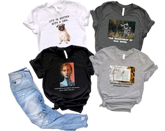 Your Photo Shirt, T-shirt Picture, T-shirt Photo, Custom T-shirt Picture Women, Custom T-Shirt Graphic, Your Photo and Any Text, Tee T-shirt