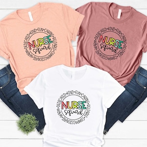 Nurse Squad Shirt, Nursing School, Nursing School Shirt, Nurse Shirt, Shirts for Nurse, Gift for Nurse, Nursing School Gift, Doctor Shirt