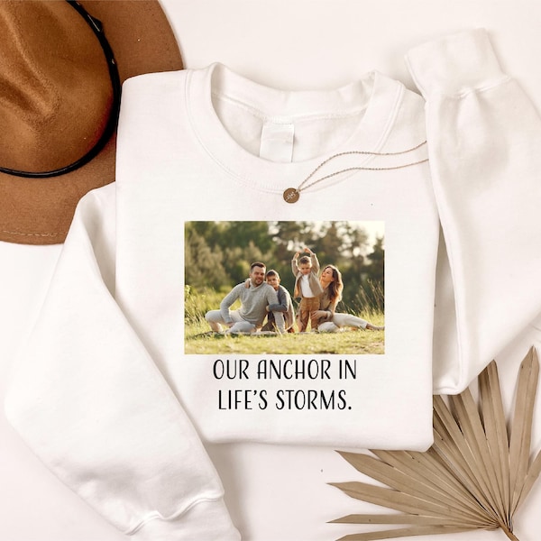 Personalized Photo With Text Hoodie, Custom Family Photo Hoodie, Custom Friend Picture Sweatshirt, Birthday Photo Hoodie, Custom Photo Tee
