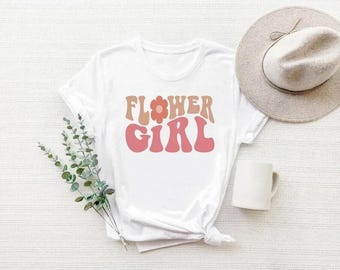 Flower Girl Shirt, Flower Girl Proposal Shirt, Wedding Shirt, Junior Bridal Party, Flower Girl Gift, Flower Girl Top Ideas