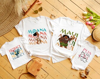 Disney Moana T-Shirt, Princess Moana Family Matching Shirt, Magic Kingdom Sweater, Disneyland Family Vacation Sweatshirt, WDW Tee