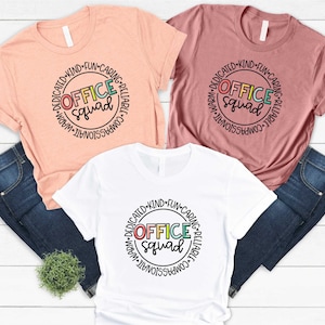 Office Staff Shirts, Coworker Gift, Office Squad Shirt, Administrative Assistant Shirt, Office Team Shirt, Office Crew Shirt,School Office