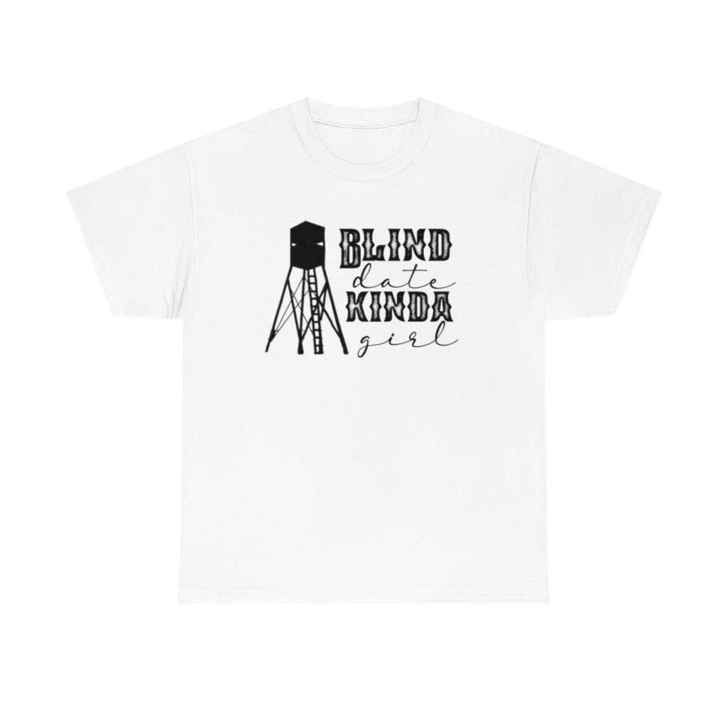 Blind Date T-shirt zwart casual uitstraling Mode Shirts T-shirts 