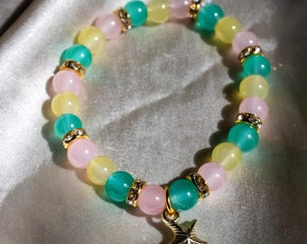 Perlenarmband mit Strandmotiv 8 mm | Unisex | Handmade Schmuck