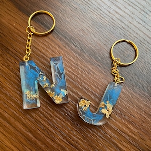 Personalized Resin Shark Keychain