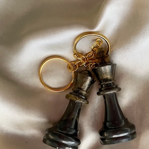 Him and her/ king and queen chess keychains