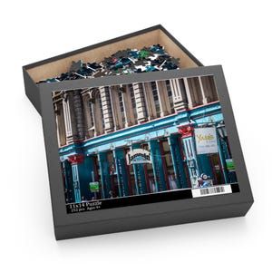 Colorful Cafe Jigsaw Puzzle: Family Game Night, Stress Relief