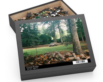 Vintage verlassenes Auto Puzzle: Geschenk für Fotografie-Enthusiasten