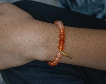 Autumn Glow 8 mm Perlen-Armband | Unisex | Handmade Schmuck