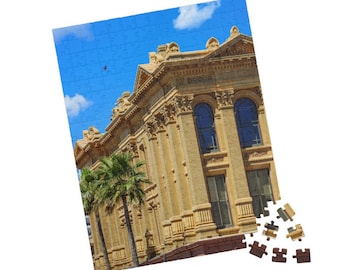 Galveston Stadtansicht Puzzle: Texas Reisegeschenk, Downtont Skyline