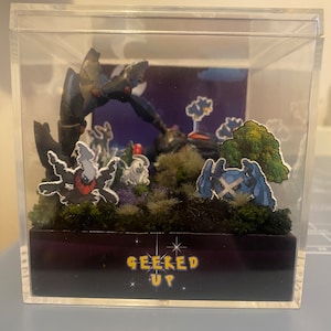 3D Diorama, Crystal Diorama Cube, Unique Gift for Gamers