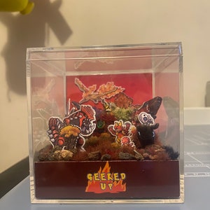 3D Diorama, Crystal Diorama Cube, Unique Gift for Gamers